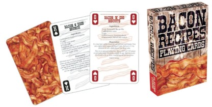 Aquarius Bacon Recipes Playing Cards