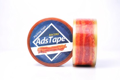 Adstape Colorful Design Adhesive Tape Funny Home Decor (Bacon)