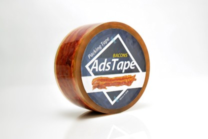 Adstape Colorful Design Adhesive Tape Funny Home Decor (Bacon) - Image 4