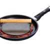 Bacon Press and Steak Weight, Heavyweight Cast Iron with Wooden Handle, For Grill Panini Burgers Bacon and Sausage - Image 3