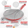 Grease Splatter Screen for Frying Pan 13" - Stops 99% of Hot Oil Splash - Protects Skin from Burns - Splatter Guard for Cooking - Iron Skillet Lid Keeps Kitchen Clean - Stainless Steel - Image 6
