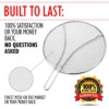 Grease Splatter Screen for Frying Pan 13" - Stops 99% of Hot Oil Splash - Protects Skin from Burns - Splatter Guard for Cooking - Iron Skillet Lid Keeps Kitchen Clean - Stainless Steel - Image 2