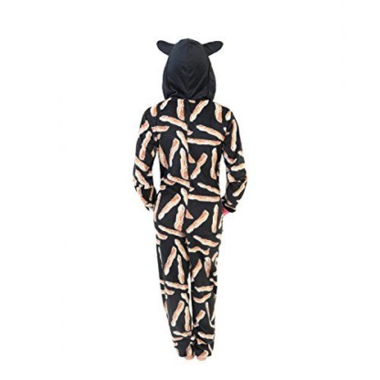 BODY CANDY Micro Fleece Women's Onesie Pajamas With Creature Hoods - Image 3