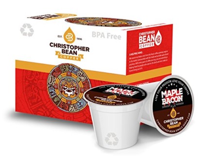 Maple Bacon Single Cup Coffee Christopher Bean Coffee K Cup